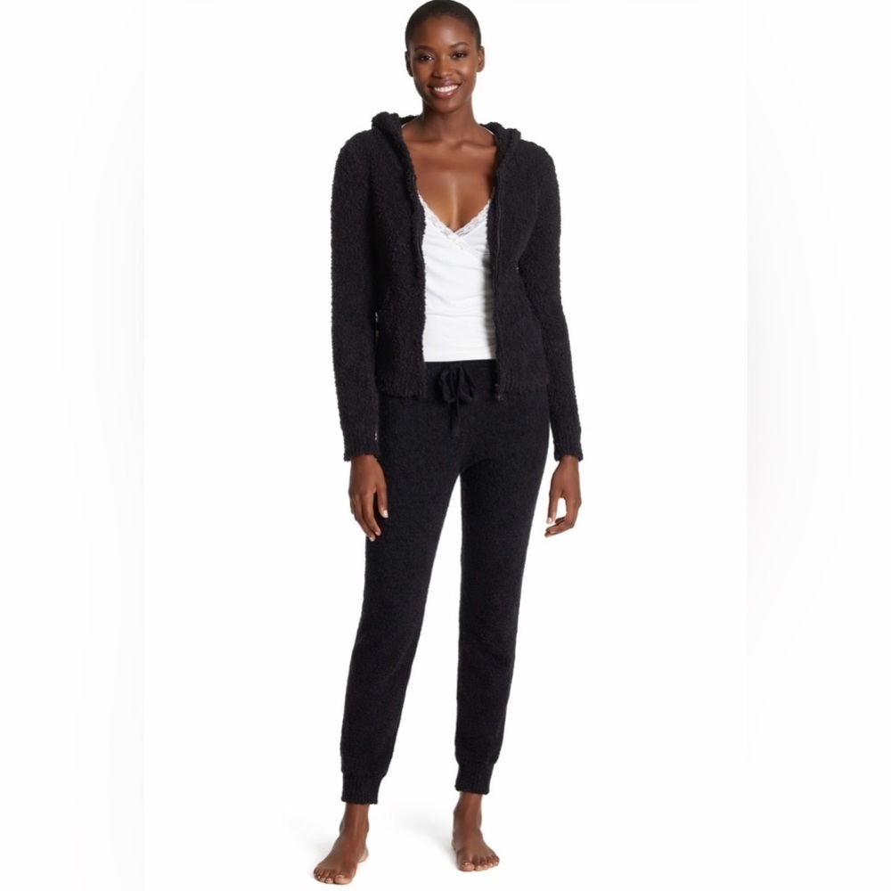 Barefoot Dreams CozyChic Relaxed Zip-Up Hoodie in a brown